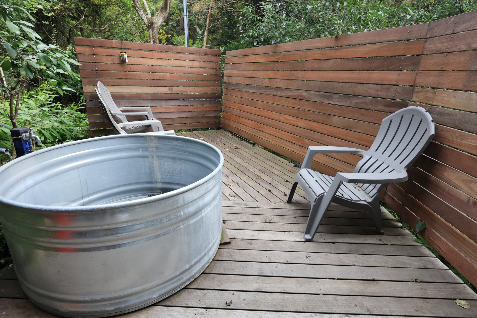 外気浴スペース